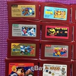 Game Boy Micro Famicom Color Charger Nintendo Soft 16 Set Used Good F/S Japan