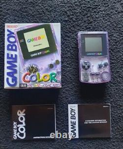 Game Boy NEOTONES Atomic Purple Pal Australian Nintendo Console Rare