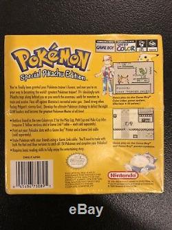 Game Boy Pokemon Yellow Special Pikachu Edition Gameboy Color SEALED BRAND NEW