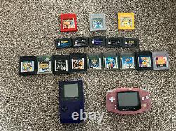 Game Colour/Advance With 17 Games 3 Pokemon Games