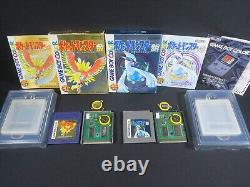 Game boy Pokemon Gold Silver Gameboy color GB GBC Nintendo Japan tested boxed jp