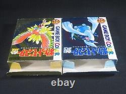 Game boy Pokemon Gold Silver Gameboy color GB GBC Nintendo Japan tested boxed jp