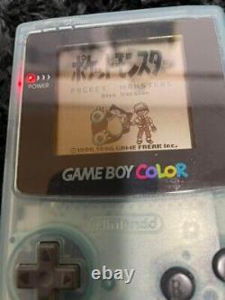 Game boy color Lawson Limited Edition Aqua Blue & Milky white used from Japan