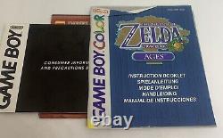 GameBoy Color Game The Legend of Zelda Oracle of Ages Boxed Complete GC