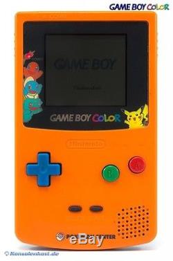 GameBoy Color Konsole #Orange & Blue Pokemon Center Edition