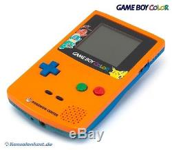 GameBoy Color Konsole #Orange & Blue Pokemon Center Edition NEUWERTIG