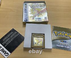 GameBoy Color Pokémon Gold Version Complete In Box Great Condition