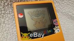 GameBoy Color Pokemon Pikachu Edition Handheld System COMPLETE