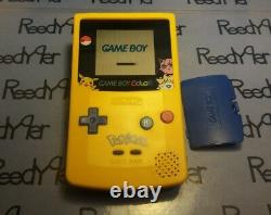 GameBoy Color Pokemon Pikachu Edition Nintendo System Yellow & Blue Game Boy GBC