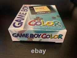 GameBoy Color Teal Console Boxed Beautiful Box VGC Tested Working Scandinavian