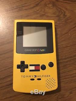 GameBoy Color console #yellow Tommy Hilfiger Edition (very good condition)