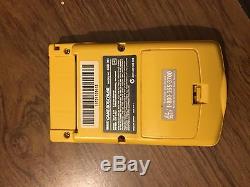 GameBoy Color console #yellow Tommy Hilfiger Edition (very good condition)