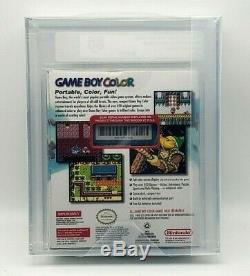 GameBoy Game Boy Color Console Teal NES New VGA Graded 85 Silver Near MINT RARE