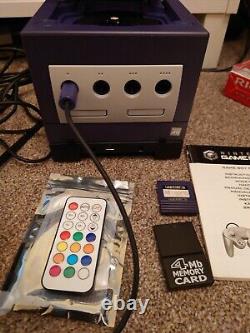 GameCube Plus Gameboy Player Attachment multi regional / Multi Coloured LEDS