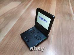 Gameboy Advance SP IPS V2 Screen Mod Transparent Solid Black Color