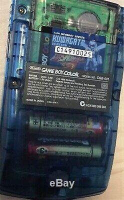 Gameboy Color ANA Nintendo Clear Blue Limited edition console video game CGB-001