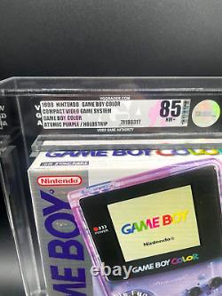Gameboy Color Atomic Purple Console Sealed Rare Holostrip 1999 VGA 85 NM+