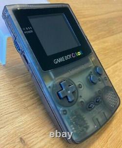 Gameboy Color Clear Black IPS V2 LCD Screen Backlit Backlight Mod GBC Game Boy