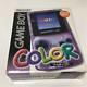 Gameboy Color Clear Purple Console Japan Rare Collectors Item New Ems