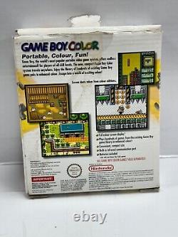 Gameboy Color Console Yellow Boxed