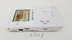 Gameboy Color Full Size IPS Backlight White Rechargeable