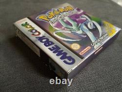 Gameboy Color Game POKEMON Crystal version, boxed with Trainer's Guide