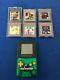Gameboy Color Green & Gold Special Limited Edition Aussie Edition With 6 Games
