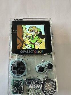 Gameboy Color IPS Screen And New Clear Polished Shell
