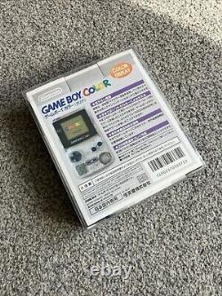 Gameboy Color Neotones Ice Clear CIB Japan Exclusive Console CGB-001