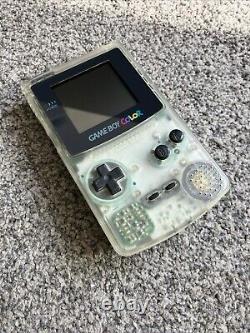 Gameboy Color Neotones Ice Clear CIB Japan Exclusive Console CGB-001