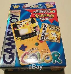 Gameboy Color Pickachu Edition