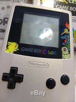 Gameboy Color Pokemon Center Limited Edition Gold Silver BOX great condition