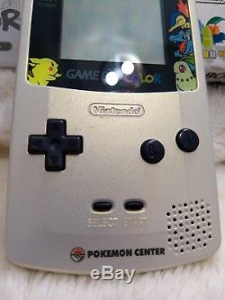 Gameboy Color Pokemon Center Limited Edition Gold Silver BOX great condition