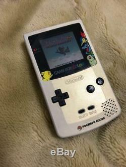 Gameboy Color Pokemon Center Limited Edition Gold Silver JAPAN good condition