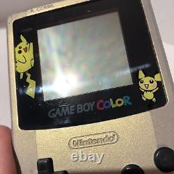 Gameboy Color Pokemon Special Pikachu Edition Handheld Authentic Tested OEM