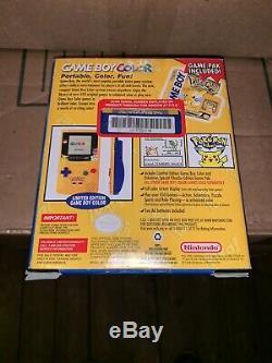 Gameboy Color Pokemon Yellow Version Game Handheld Console Brand New Nintendo