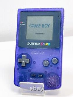 Gameboy Color Toys R Us Limited Midnight Blue CGB-001 CPU-04 withpokemon Silver