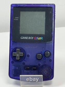 Gameboy Color Toys R Us Limited Midnight Blue CGB-001 CPU-04 withpokemon Silver