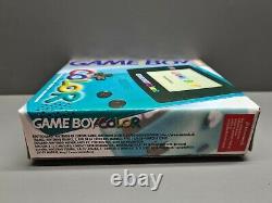 Gameboy Color Türkis Nintendo Pal Noe Ovp Holo Handheld Vgc Boxed