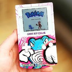 Gameboy Color V3 IPS laminated screen, Poliwrath edition