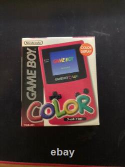 Gameboy Colour CGB-JPN-1 (Berry Pink)