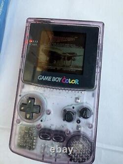 Gameboy Colour Console Atomic Purple & Games Bundle