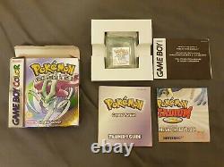 Gameboy Colour Pokemon Crystal Complete Great Condition