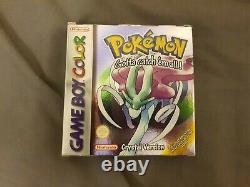 Gameboy Colour Pokemon Crystal Complete Great Condition