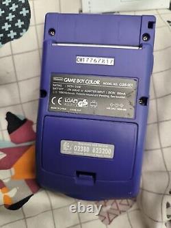 Gameboy Colour + Power Pack + Game + Magnifying Screen & Light