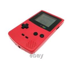 Gameboy Colour With Backlight Installed Red And Blue In Mint Condition Rare