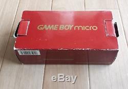 Gameboy Micro Famicom Color Boxed Console set +5 games Mario Nintendo Tested CIB