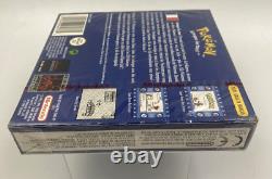 Gameboy Pokemon Bleue (1999) Brand New & Nintendo Factory Sealed, French Version