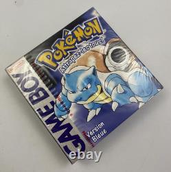 Gameboy Pokemon Bleue (1999) Brand New & Nintendo Factory Sealed, French Version