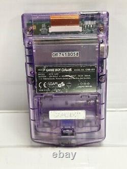 Gameboy color console purple